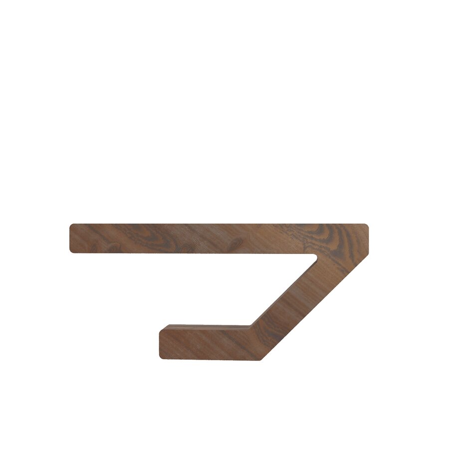Handcrafted Walnut Lamp - 06