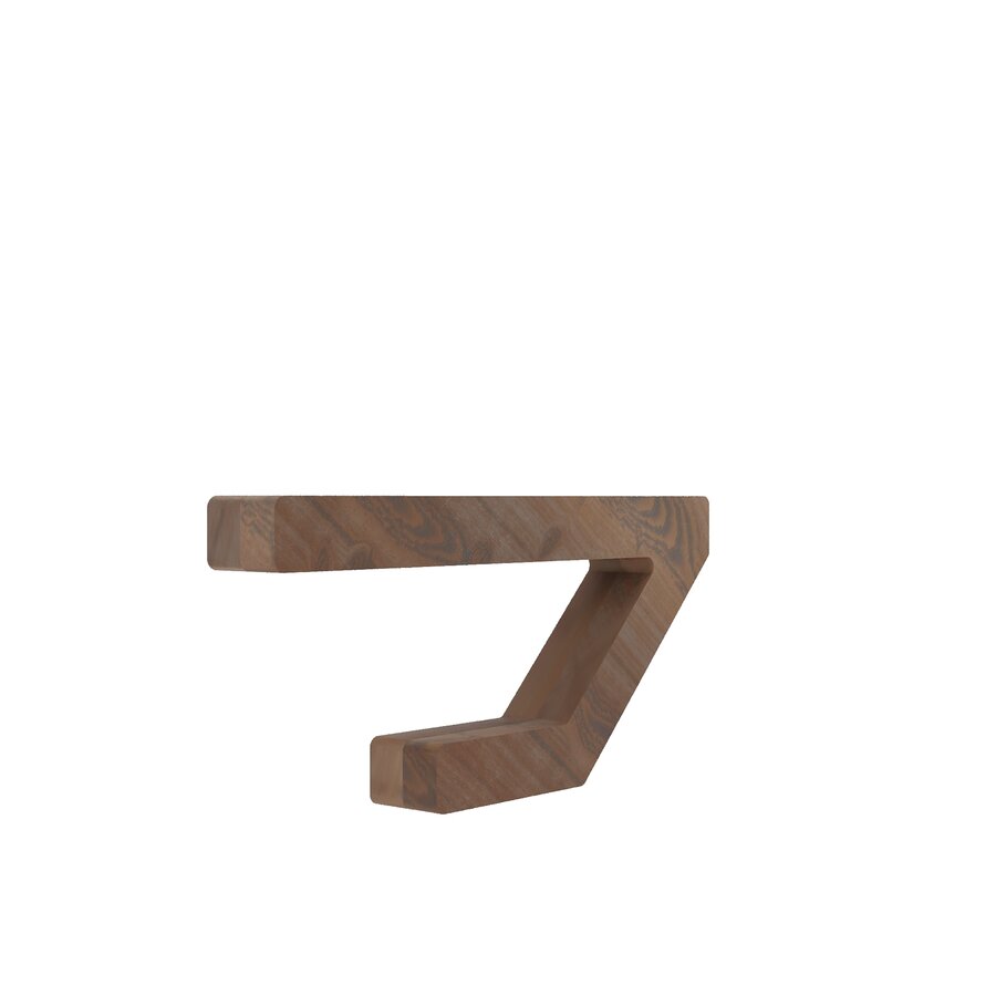 Handcrafted Walnut Lamp - 06