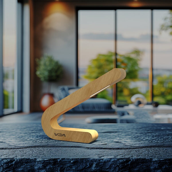 Handcrafted Oak Lamp - 07