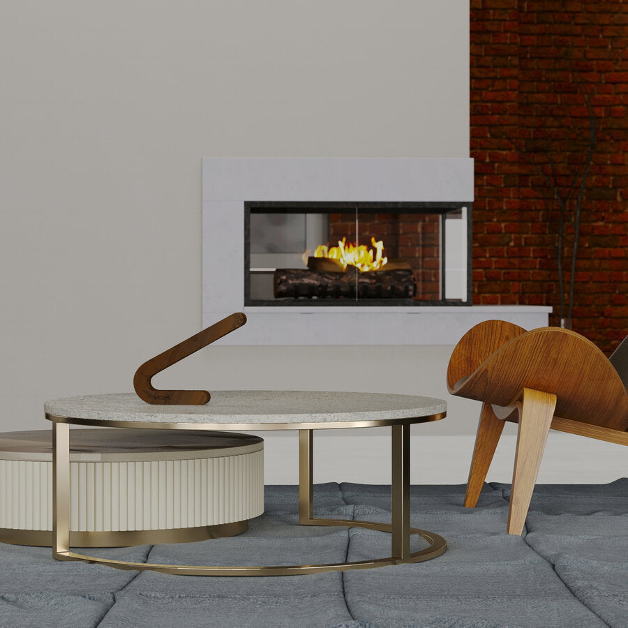 Handcrafted Walnut Lamp - 07