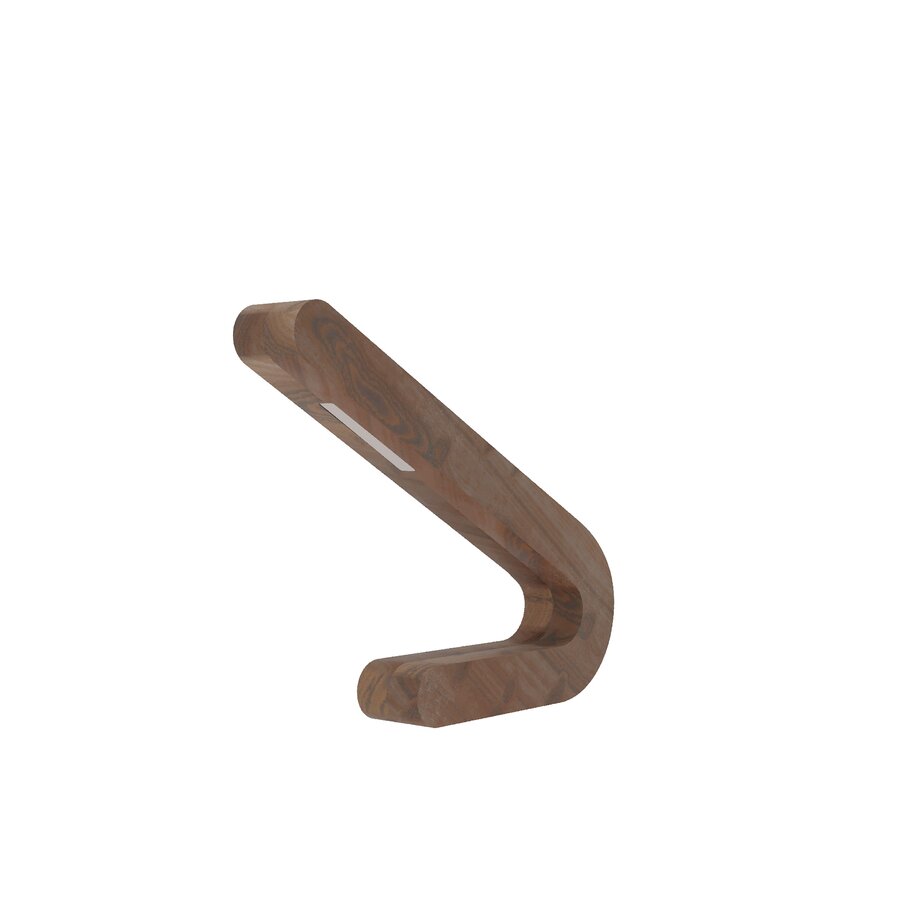 Handcrafted Walnut Lamp - 07