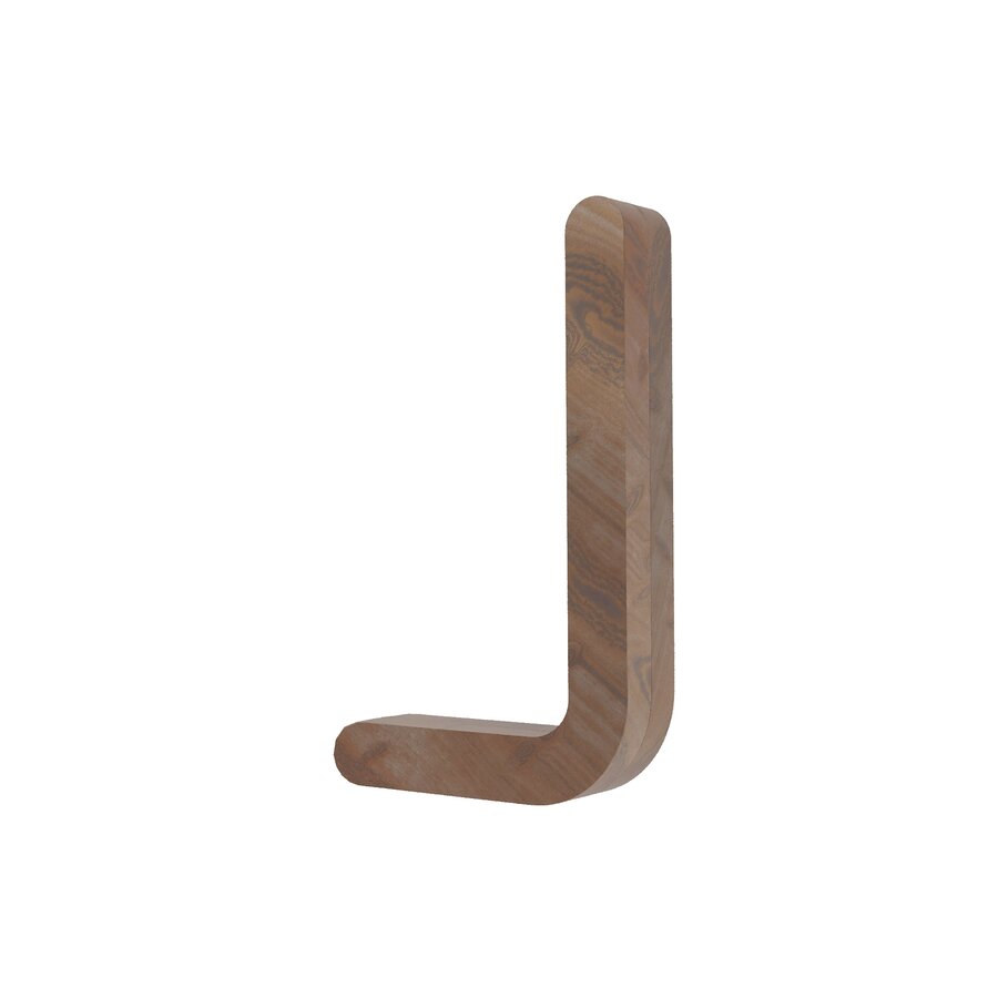 Handcrafted Walnut Lamp - 08