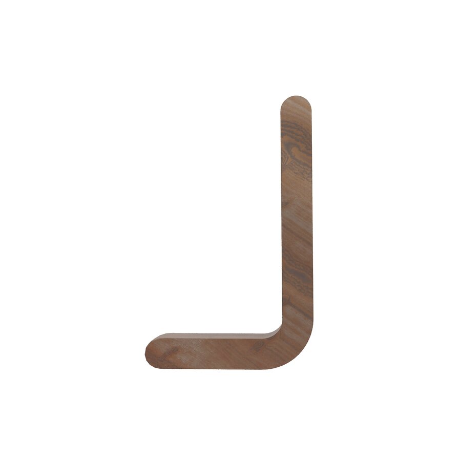 Handcrafted Walnut Lamp - 08