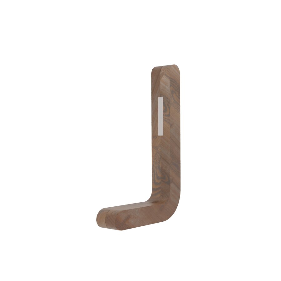 Handcrafted Walnut Lamp - 08