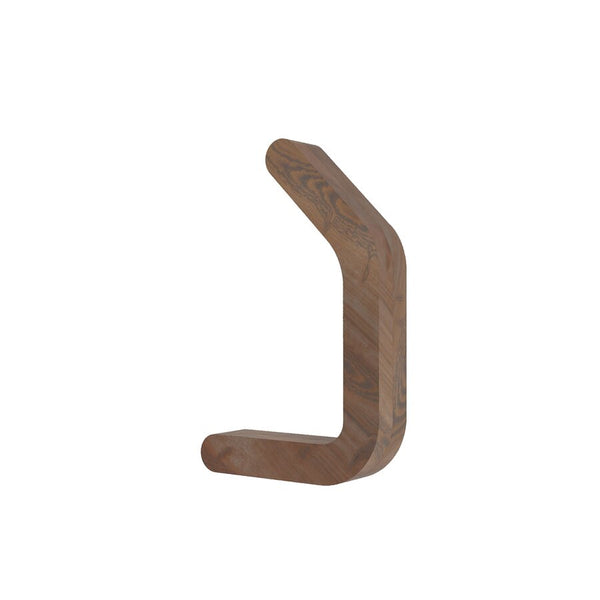 Walnut Curved LED Desk Lamp - Bedside Table Lamp