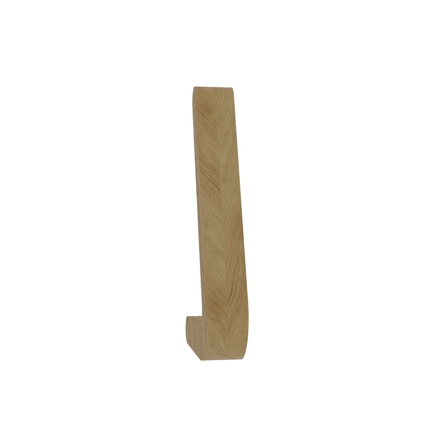 Handcrafted Oak Lamp - 01