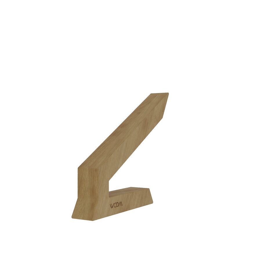 Handcrafted Oak Lamp - 02