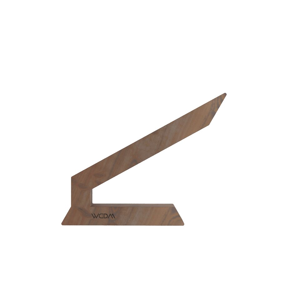 Handcrafted Walnut Lamp - 02