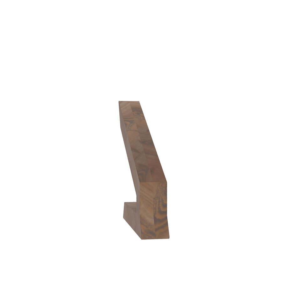 Handcrafted Walnut Lamp - 02
