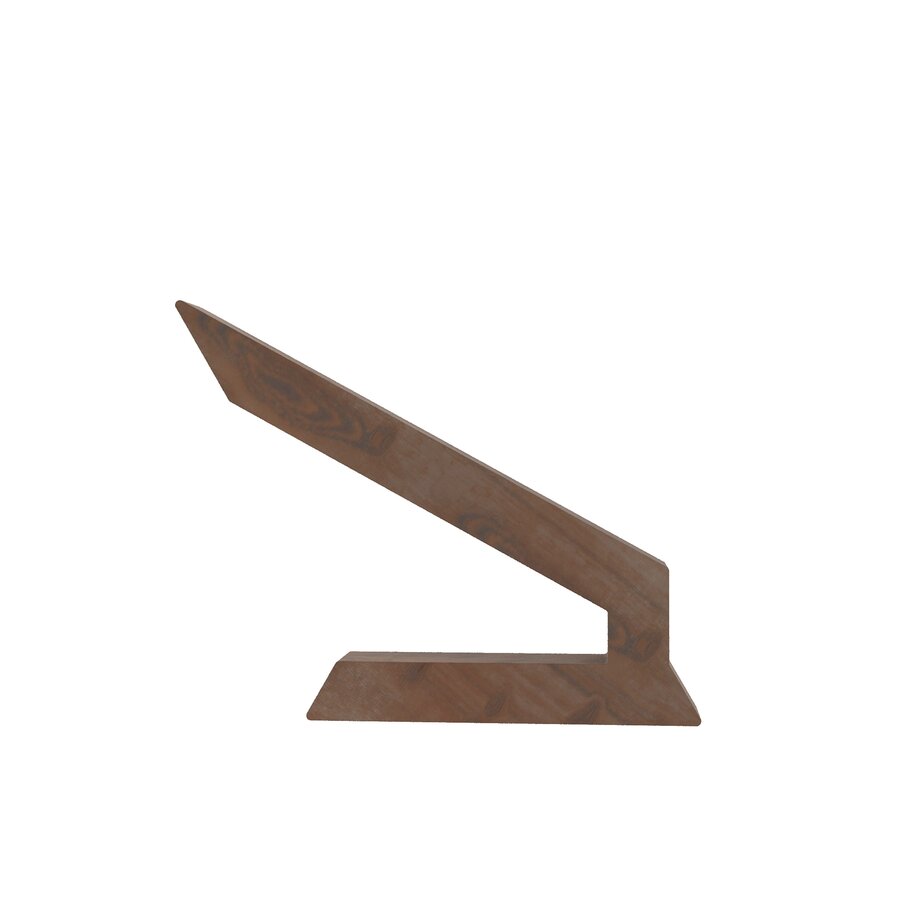 Handcrafted Walnut Lamp - 02