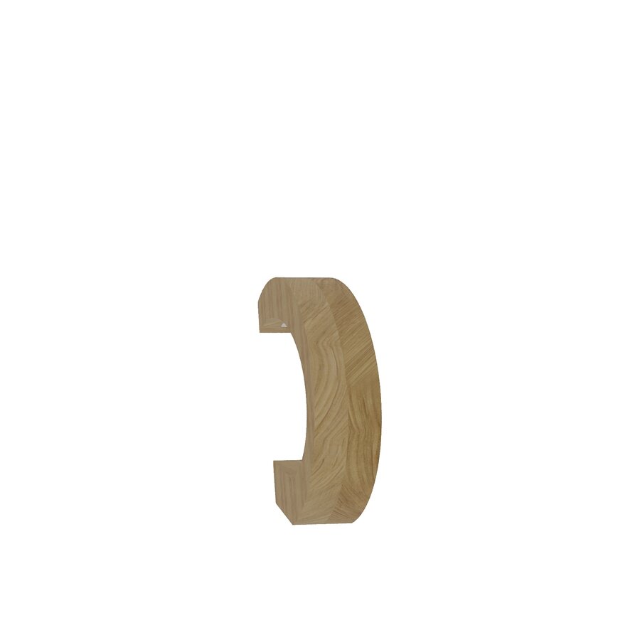 Handcrafted Oak Lamp - 03