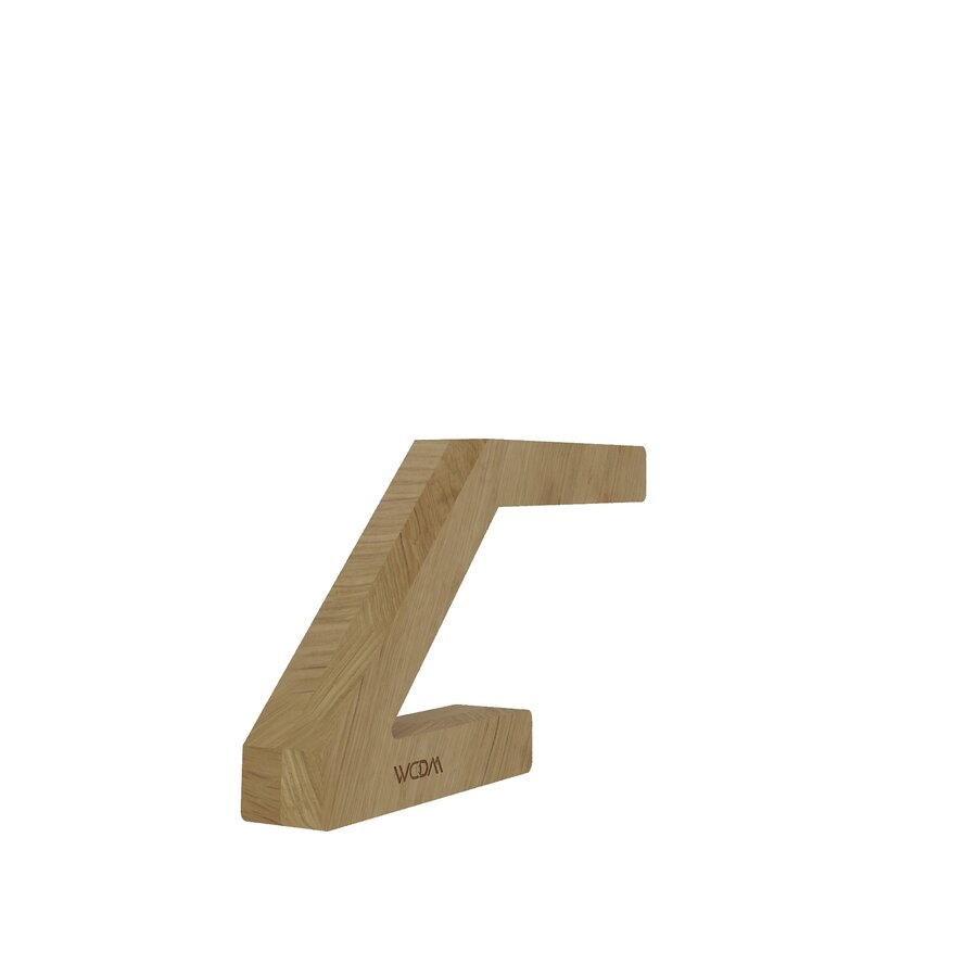 Handcrafted Oak Lamp - 04