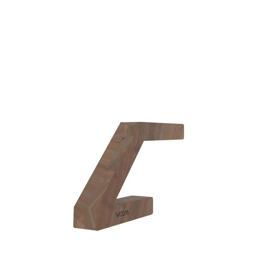 Handcrafted Walnut Lamp - 04