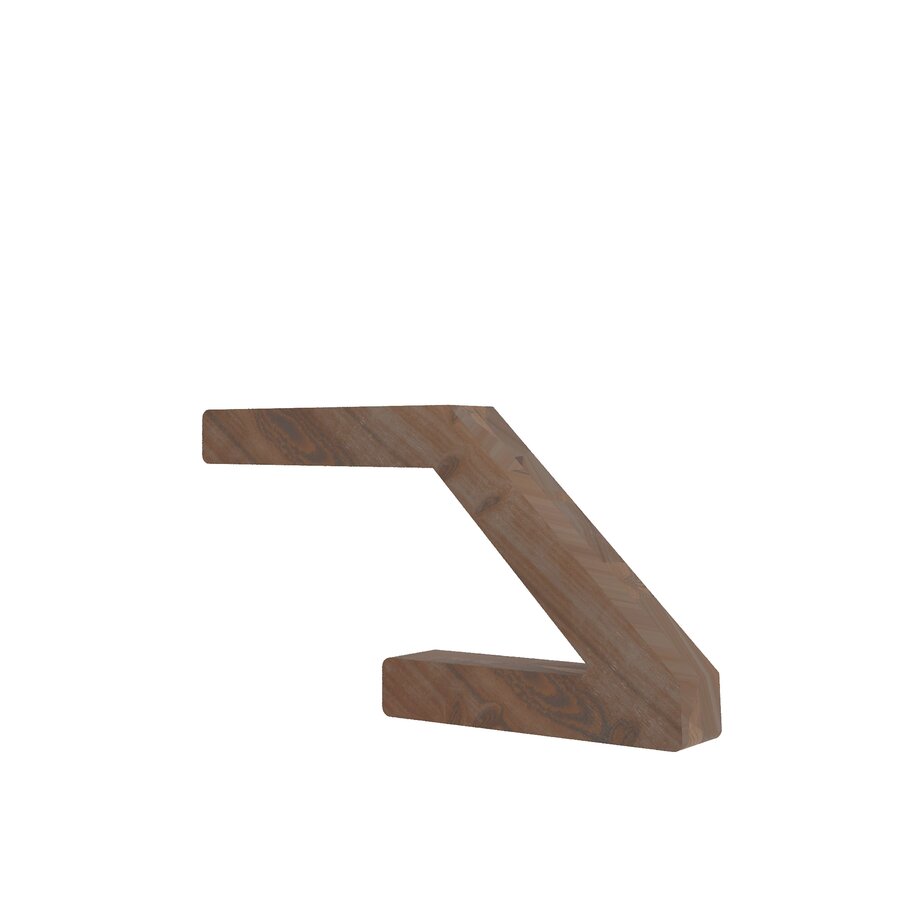 Handcrafted Walnut Lamp - 04