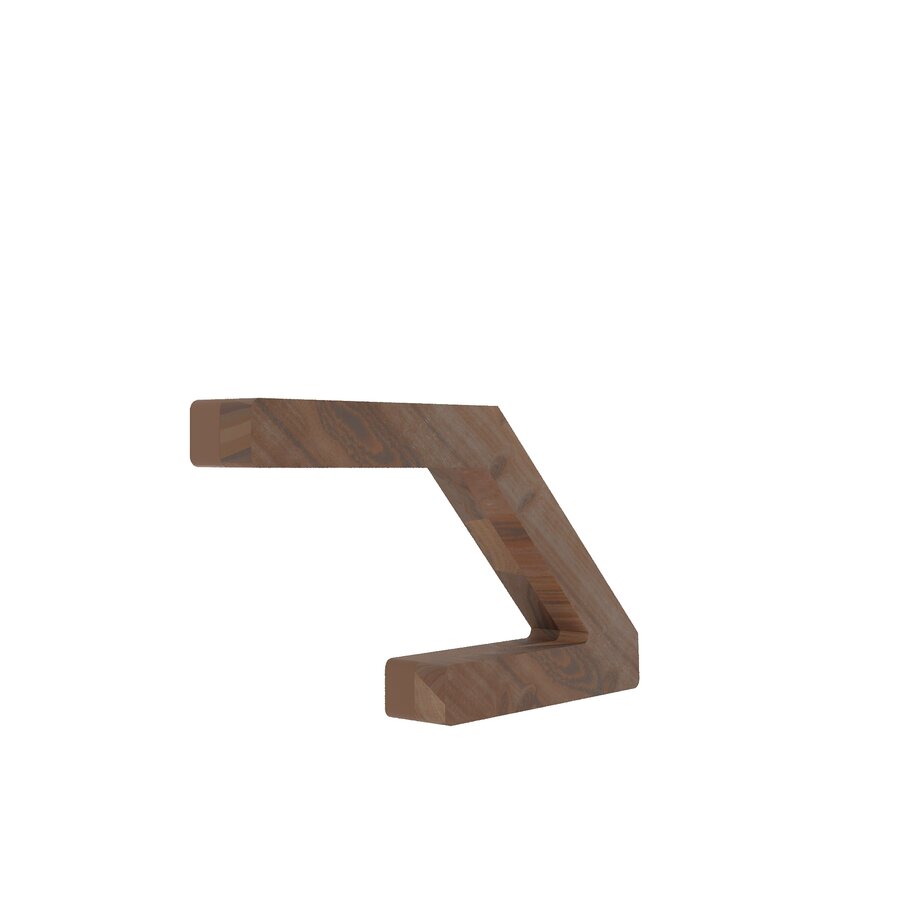 Handcrafted Walnut Lamp - 04