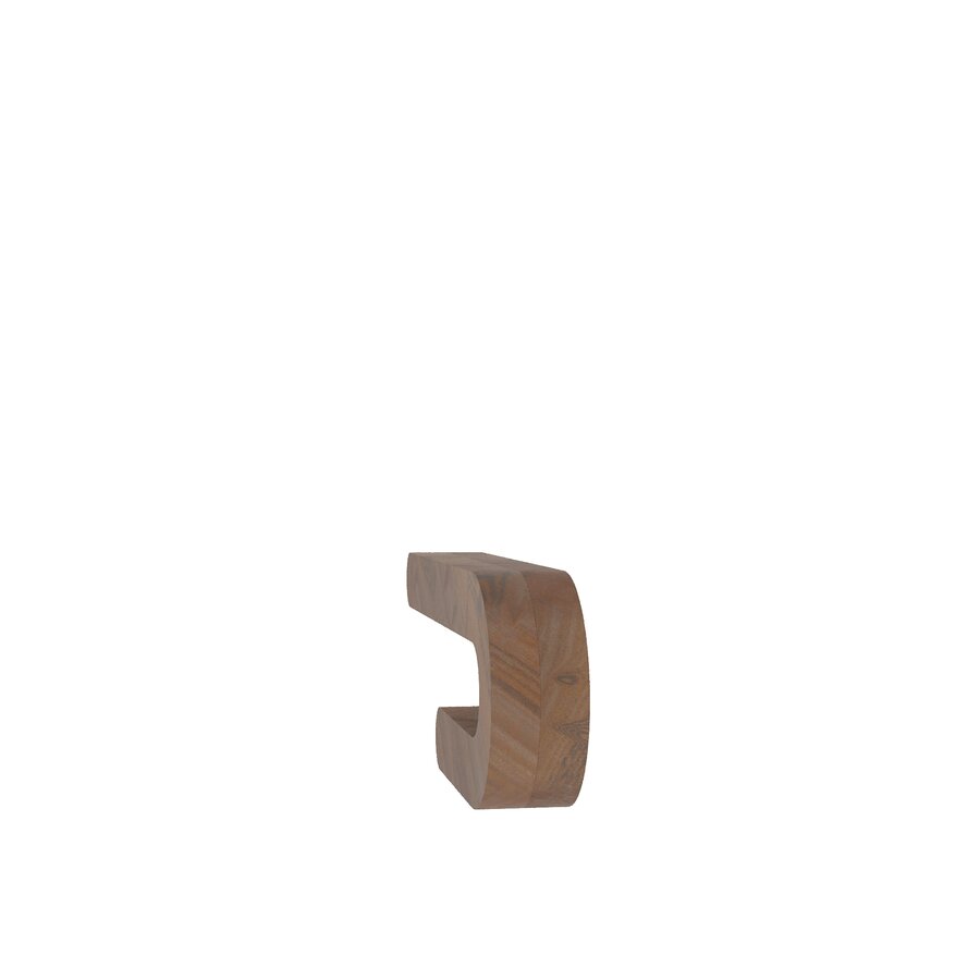 Handcrafted Walnut Lamp - 05
