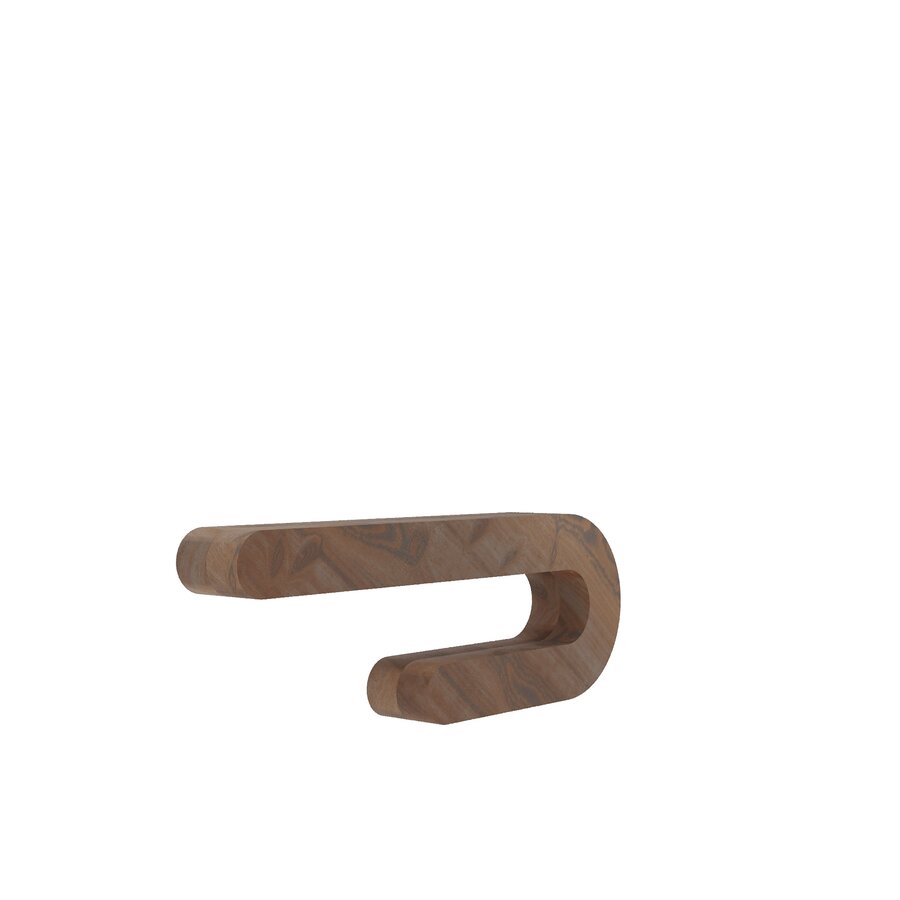 Handcrafted Walnut Lamp - 05