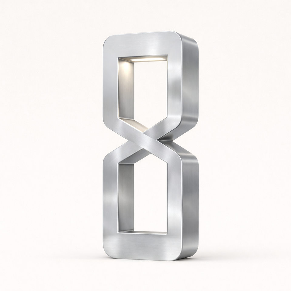 Silver Finish Oak Wooden Rotatable Hourglass Shaped Lamp