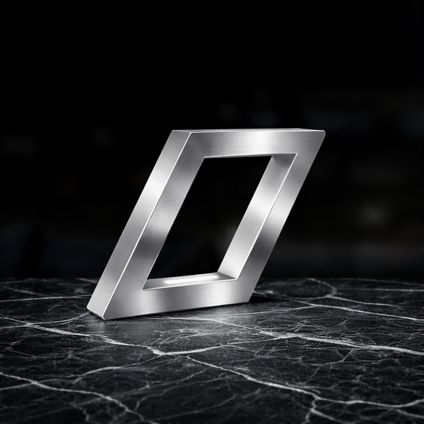 Silver Finish Handcrafted Oak Rotatable Square Wooden Lamp