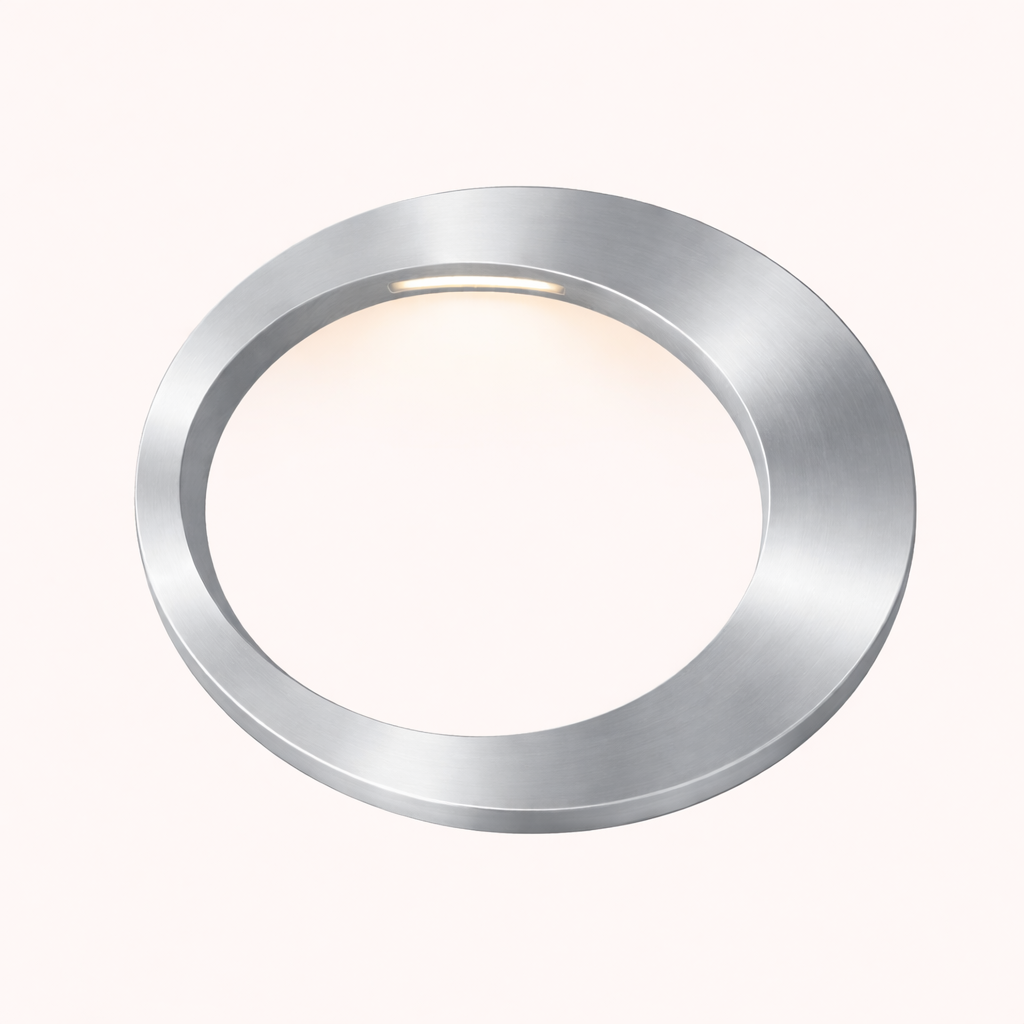 Silver Finish Wooden Handcrafted Oval Rotatable Lamp