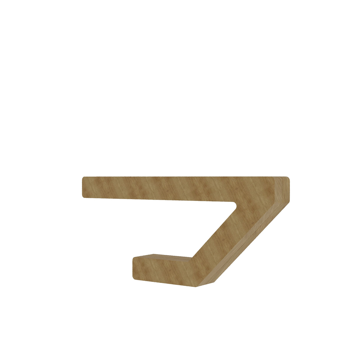 Handcrafted Oak Geometric Lamp – Wooden Desk Light