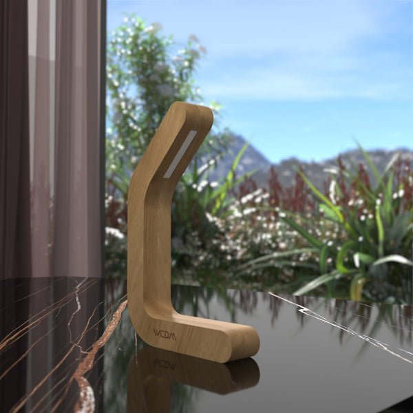 Handcrafted Oak Lamp - 09
