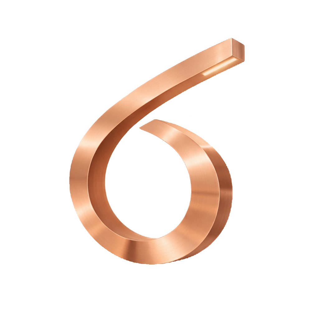 Copper Finish Handcrafted Oak Spiral-Shaped Wooden Desk Lamp