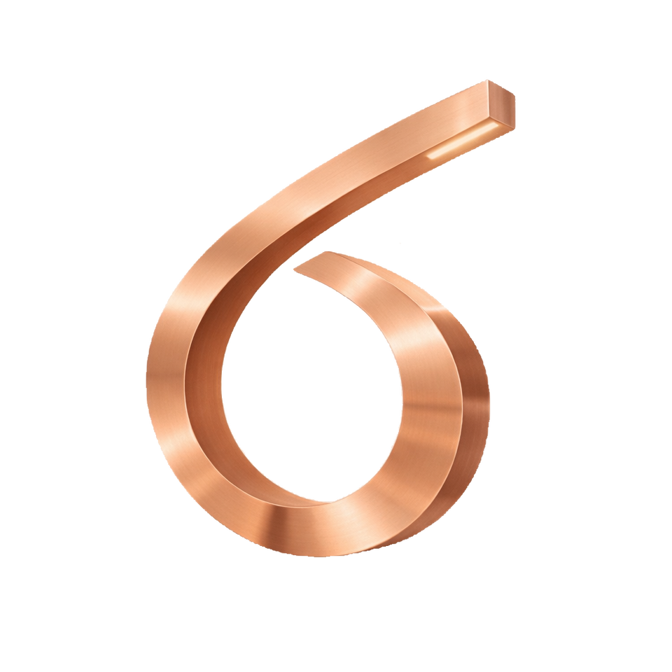 Copper Finish Handcrafted Oak Spiral-Shaped Wooden Desk Lamp